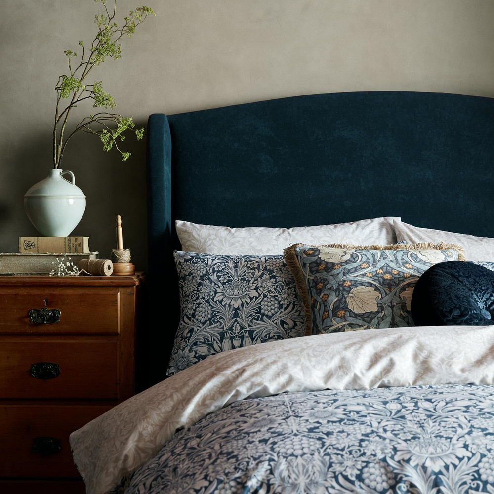 Sunflower Ink Duvet Cover Set - WMSUNFL02DQ_CAMEO_SUNFLOWER_INK_DOUBLE_DUVET_COVER_01.jpg