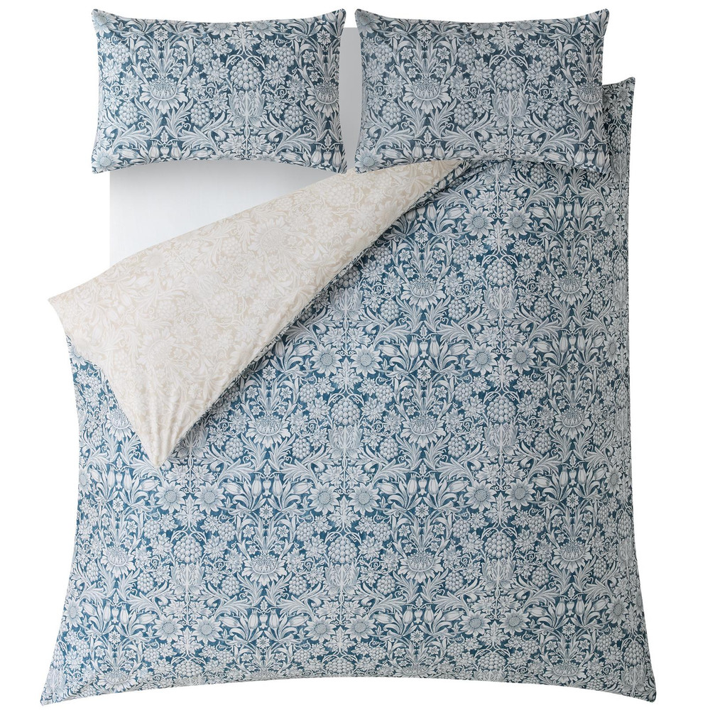 Sunflower Ink Duvet Cover Set - WMSUNFL02DQ_CUTOUT_SUNFLOWER_INK_DOUBLE_DUVET_COVER_01.jpg