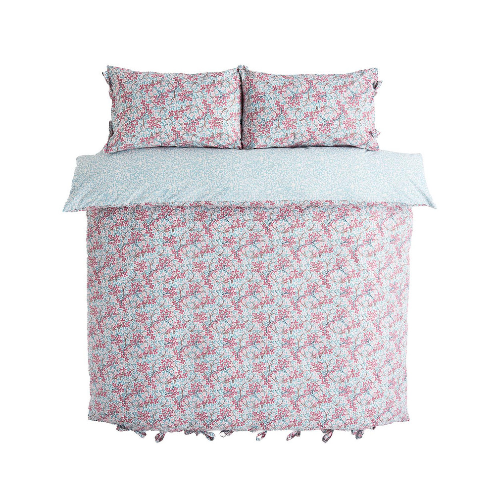 Clover Powder Blue/Madder Duvet Cover Set - WMCLOV01DQ_CUTOUT_CLOVER_POWDER_BLUE-MADDER_DOUBLE_DUVET_COVER_01.jpg