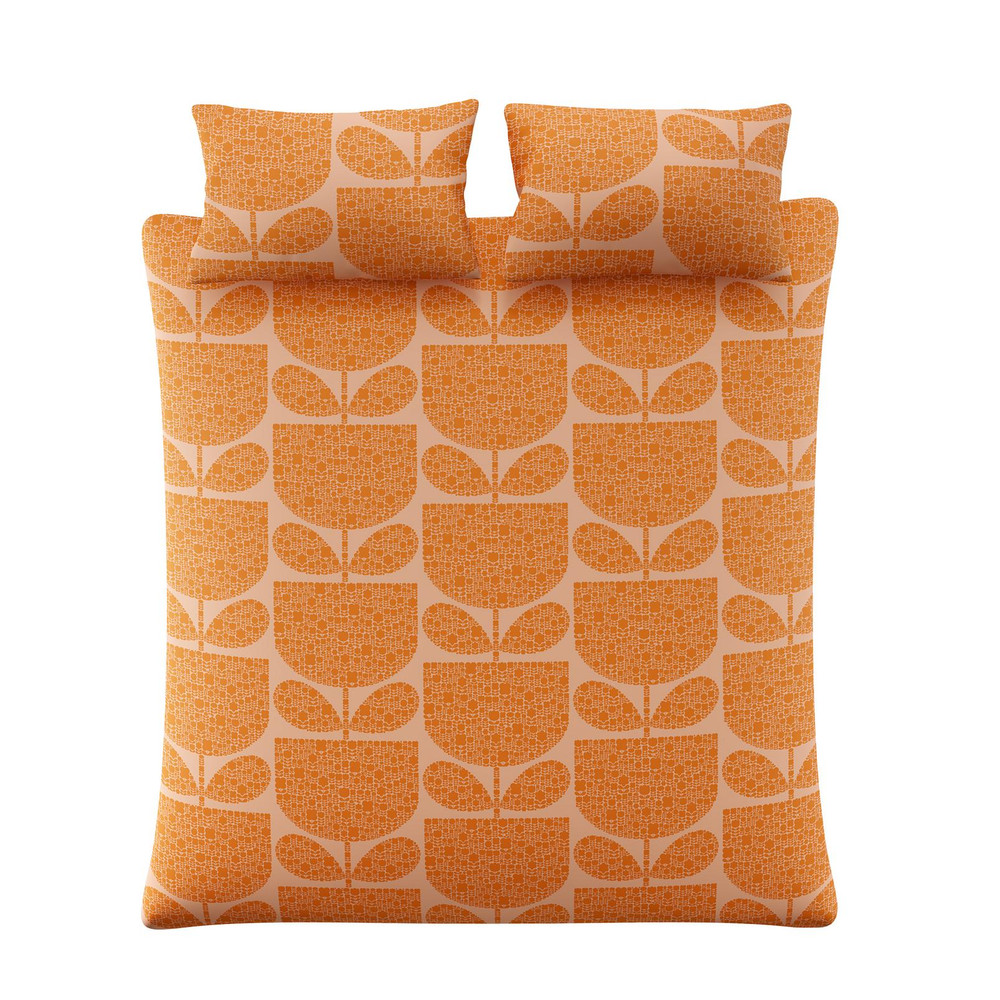 Block Garden Orange Sorbet Duvet Cover Set - OKBLOCKG01DQ_CUTOUT_BLOCK_GARDEN_ORANGE_SORBET_DOUBLE_DUVET_COVER_01.jpg