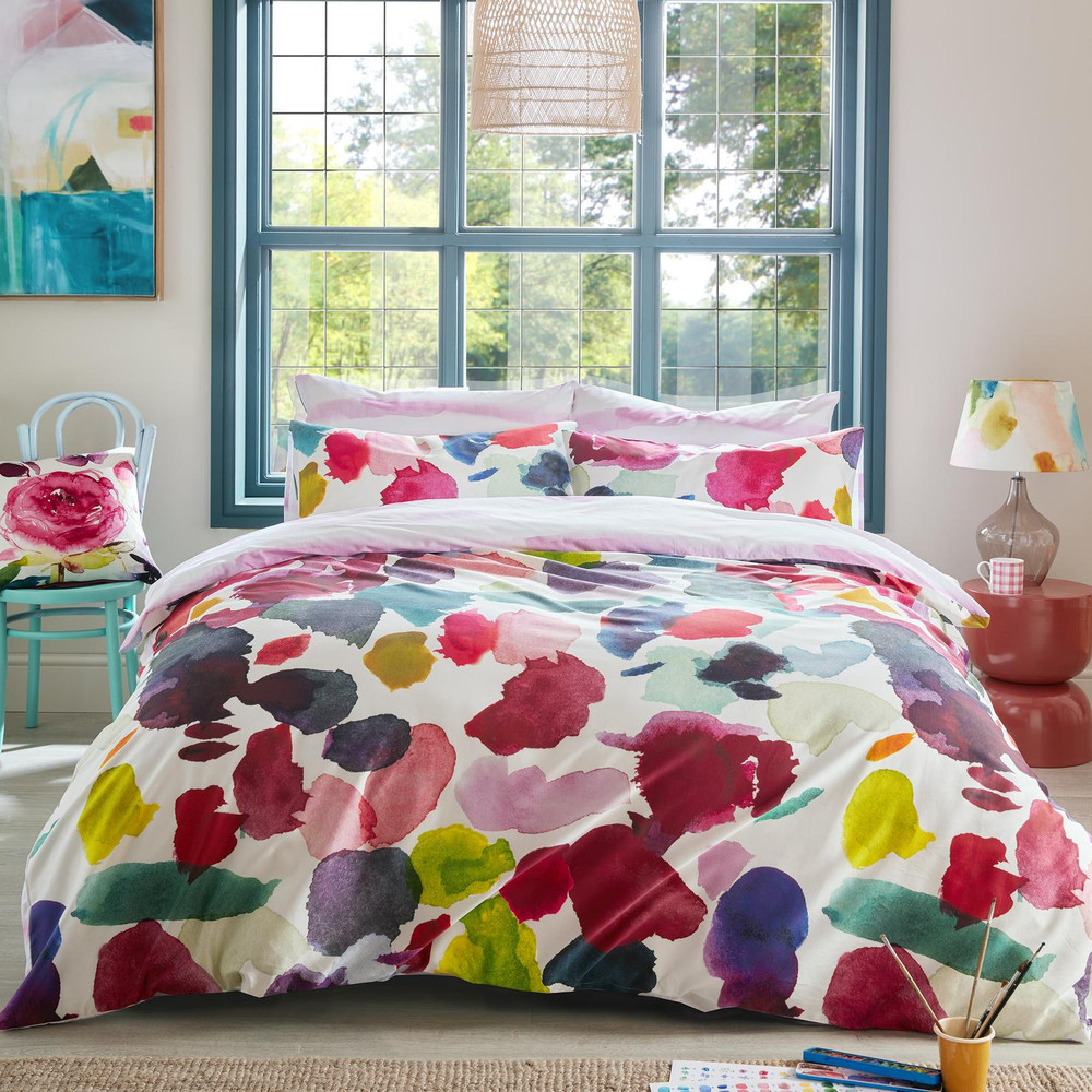 Abstract Fuchsia Duvet Cover Set - BGABS01DQ_ROOMSET_ABSTRACT_FUCHSIA_DOUBLE_DUVET_COVER_01.jpg