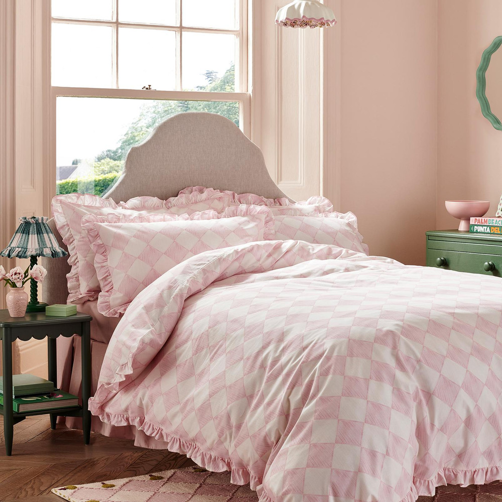 Hand Painted Diamond Sorbet Duvet Cover Set - CKHANDP01DQ_ROOMSET_HAND_PAINTED_DIAMOND_SORBET_DOUBLE_DUVET_COVER_01.jpg