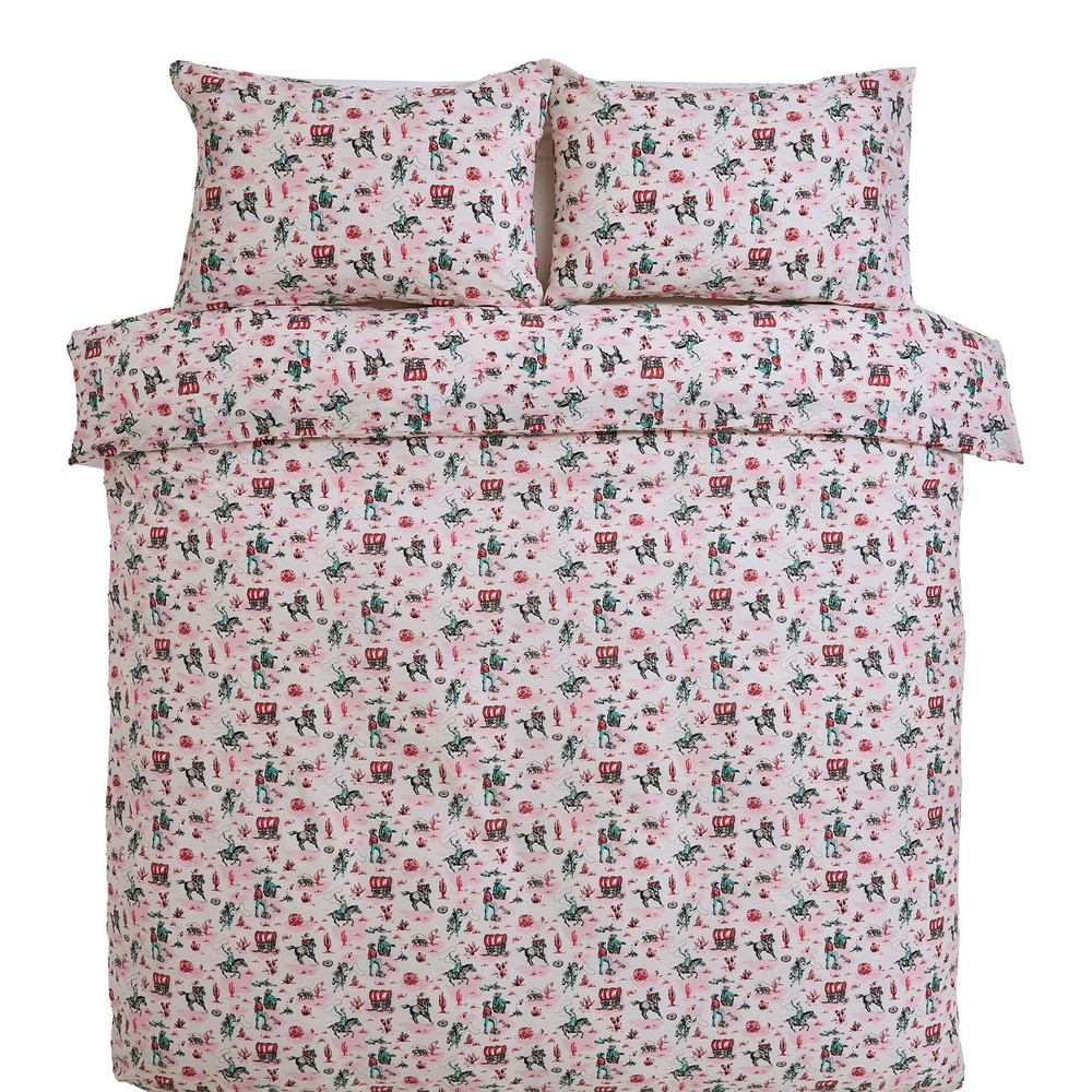 Cow Girl Multi Duvet Cover Set - CKCOWG01DQ_CUTOUT_COW_GIRL_MULTI_DOUBLE_DUVET_COVER_01.jpg