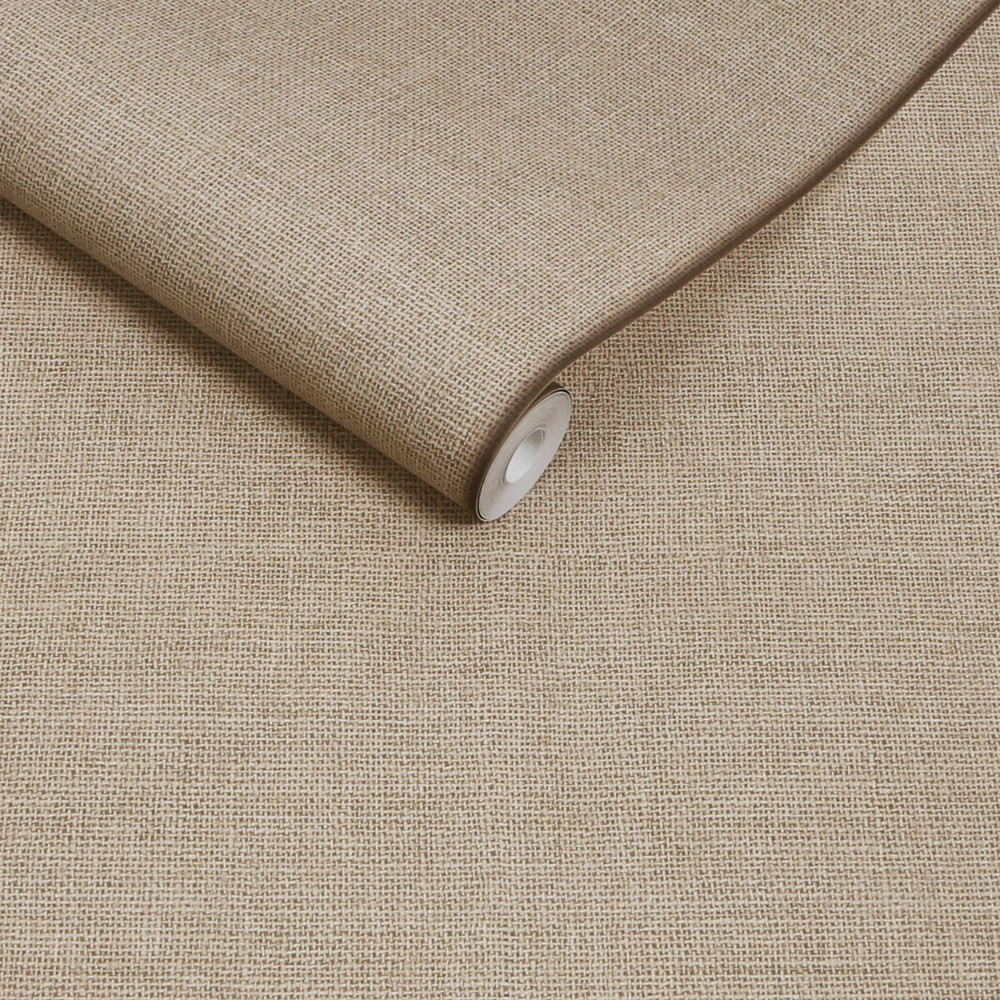 Made Effie Beige Hessian Wallpaper - 145237_ROLLSHOT_EFFIE BEIGE HESSIAN_01.jpg