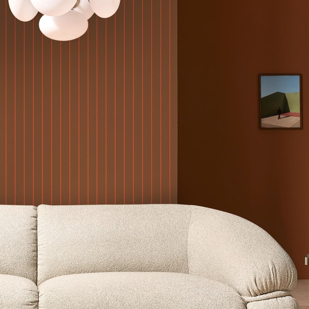 Made Kyria Caramel & Red Stripe Wallpaper - 145221_ROOMSET_KYRIA CARAMEL & RED STRIPE_01.jpg