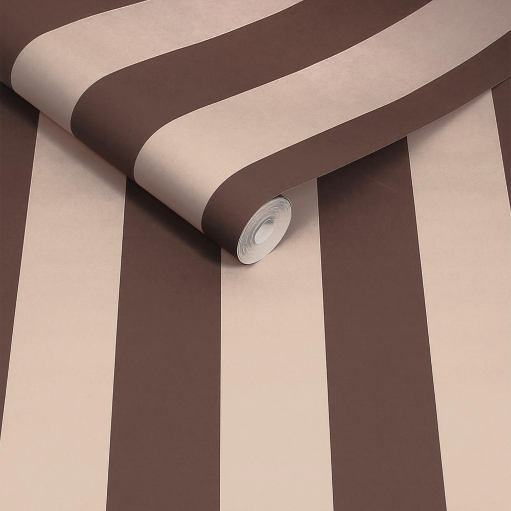 Made Demi Mocha Wide Stripe Wallpaper - 145224_ROLLSHOT_DEMI MOCHA WIDE STRIPE_01.jpg