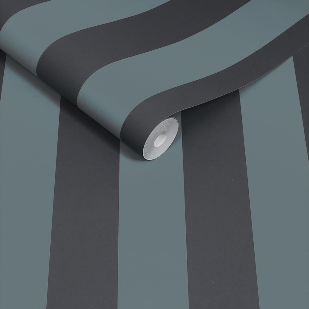 Made Demi Blue Wide Stripe Wallpaper - 145222_ROLLSHOT_DEMI BLUE WIDE STRIPE_01.jpg