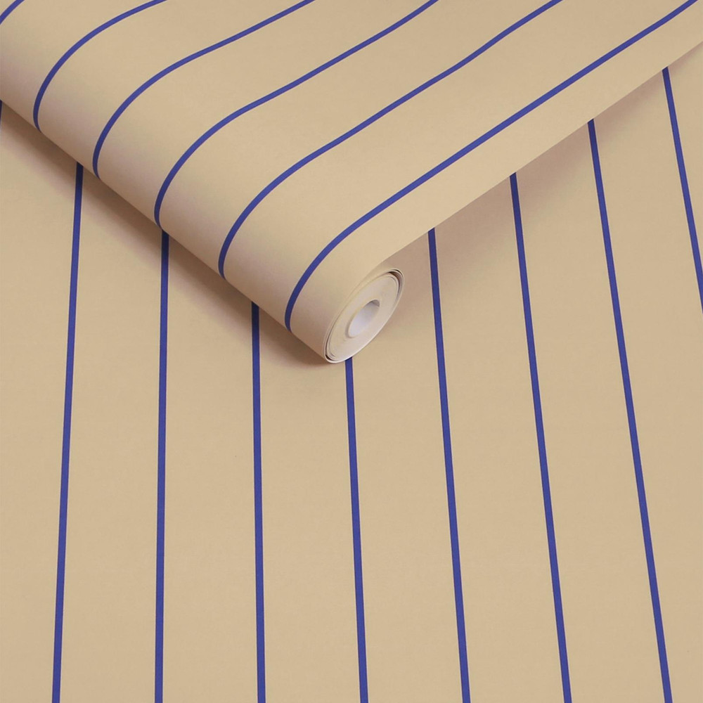 Made Kyria Neutral & Blue Stripe Wallpaper - 145220_ROLLSHOT_KYRIA NEUTRAL & BLUE STRIPE_01.jpg