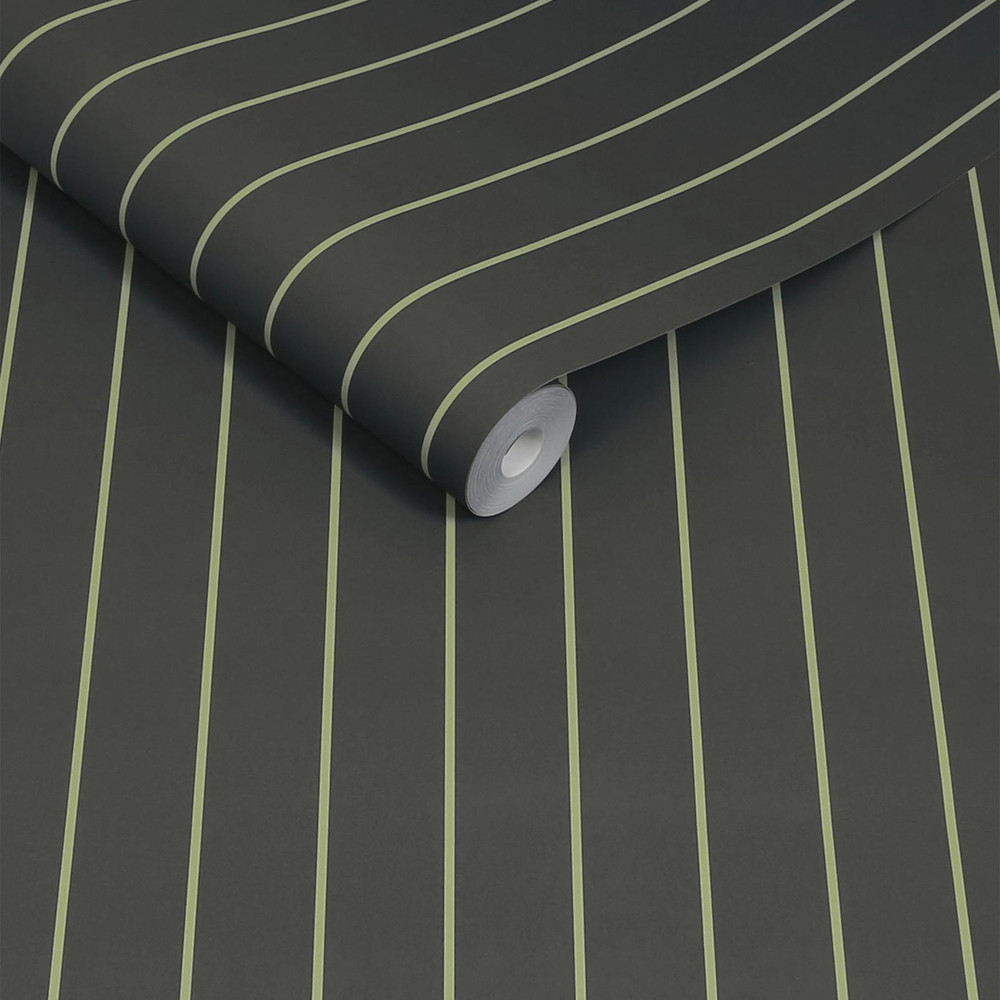 Made Kyria Navy & Mint Stripe Wallpaper - 145219_ROLLSHOT_KYRIA NAVY & MINT STRIPE_01.jpg