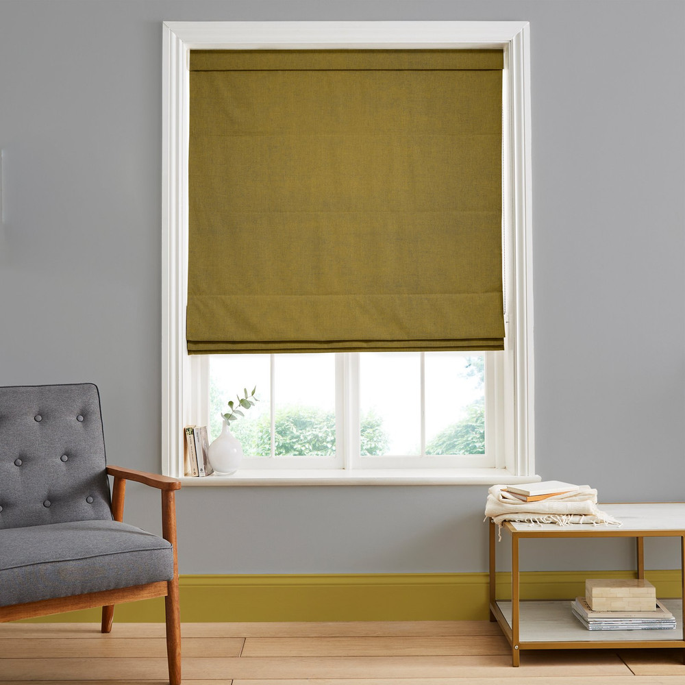Serenity Mustard Roman Blind - 116212rom_ROOMSET_01.jpg