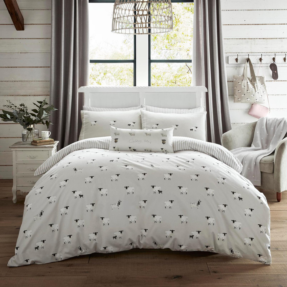 Sheep Oatmeal Duvet Cover Set - SHEEP01DQ_ROOMSET_SHEEP OATMEAL OATMEAL_01.jpg