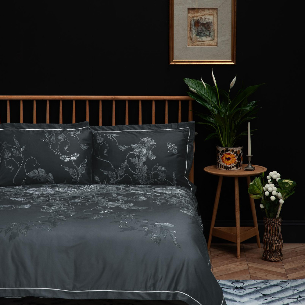 Tendril Spill Navy Duvet Cover Set - TBTEND01DQ_ROOMSET_TENDRIL_SPILL_NAVY_DOUBLE_DUVET_COVER_01.jpg