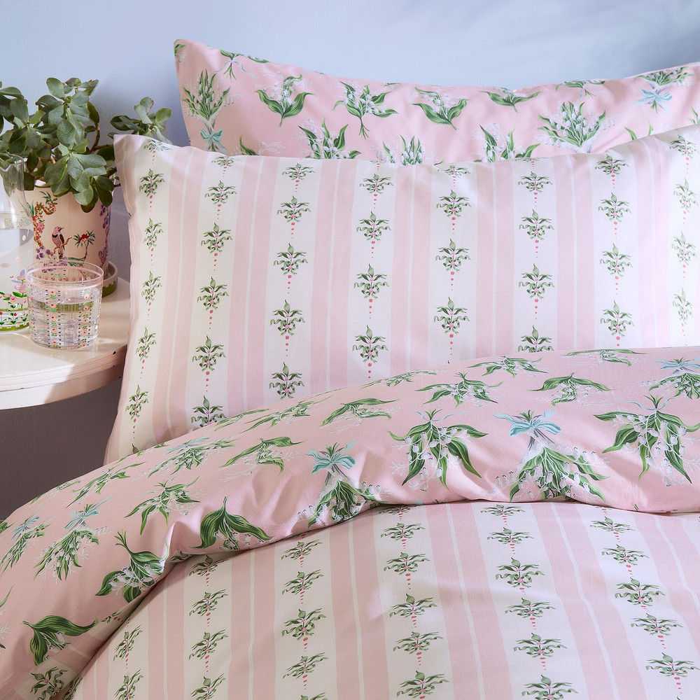 Lily Of The Valley Soft Pink Duvet Cover Set - CKLILY01DQ_CAMEO_LILY_OF_THE_VALLEY_SOFT_PINK_DOUBLE_DUVET_COVER_01.jpg