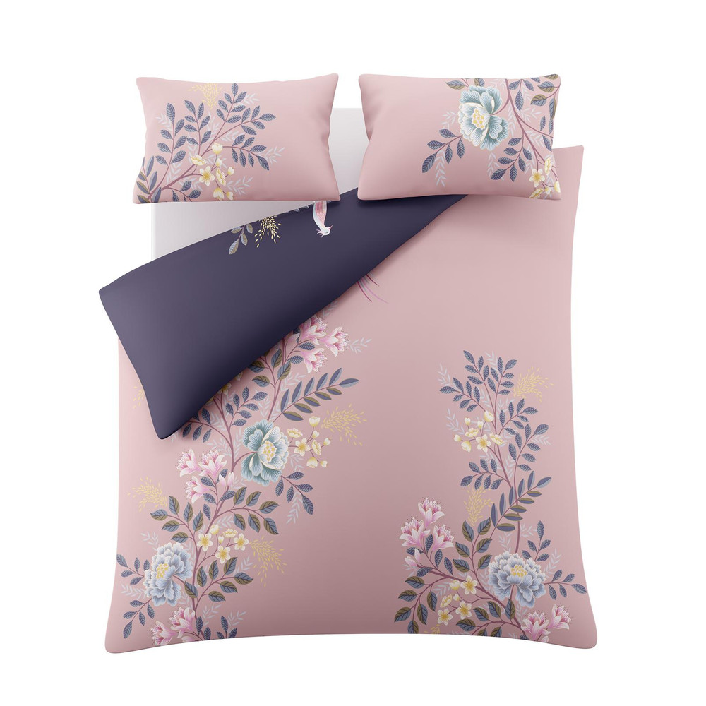 Oriental Blossom Navy/Light Mink Duvet Cover Set - SMORIENT01DQ_CUTOUT_ORIENTAL_BLOSSOM_NAVY-LIGHT_MINK_DOUBLE_DUVET_COVER_01.jpg