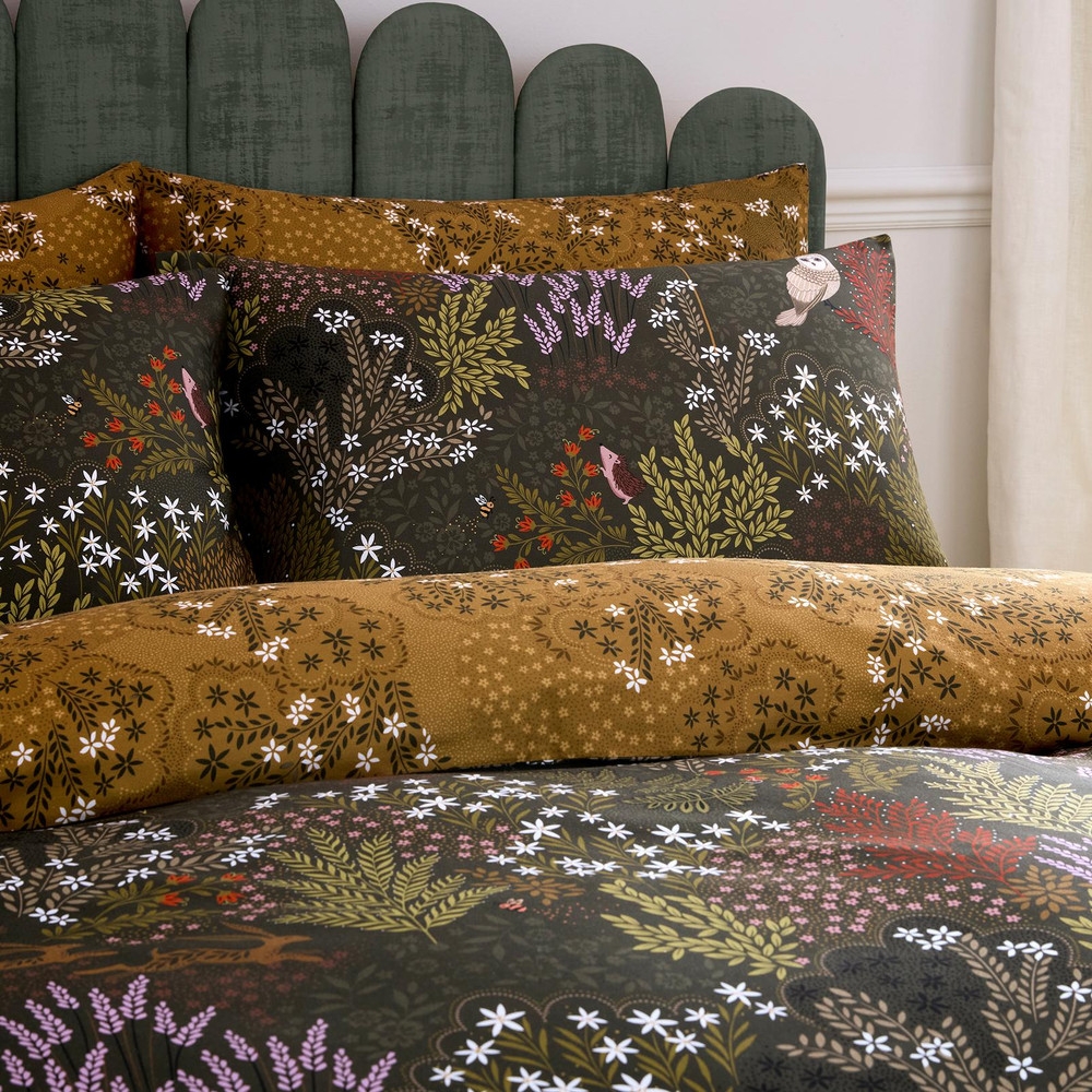 Owl Forest Deep Olive Duvet Cover Set - SMOWL01DQ_CAMEO_OWL_FOREST_DEEP_OLIVE_DOUBLE_DUVET_COVER_01.jpg