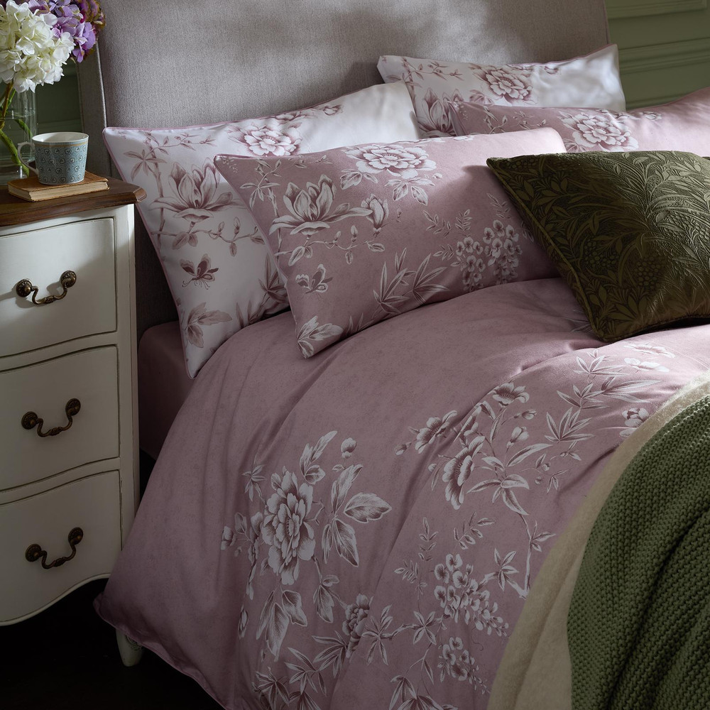 Rowsham Garden Dark Blush Duvet Cover Set - LAROWSHM02DQ_CAMEO_ROWSHAM_GARDEN_DARK_BLUSH_DOUBLE_DUVET_COVER_01.jpg