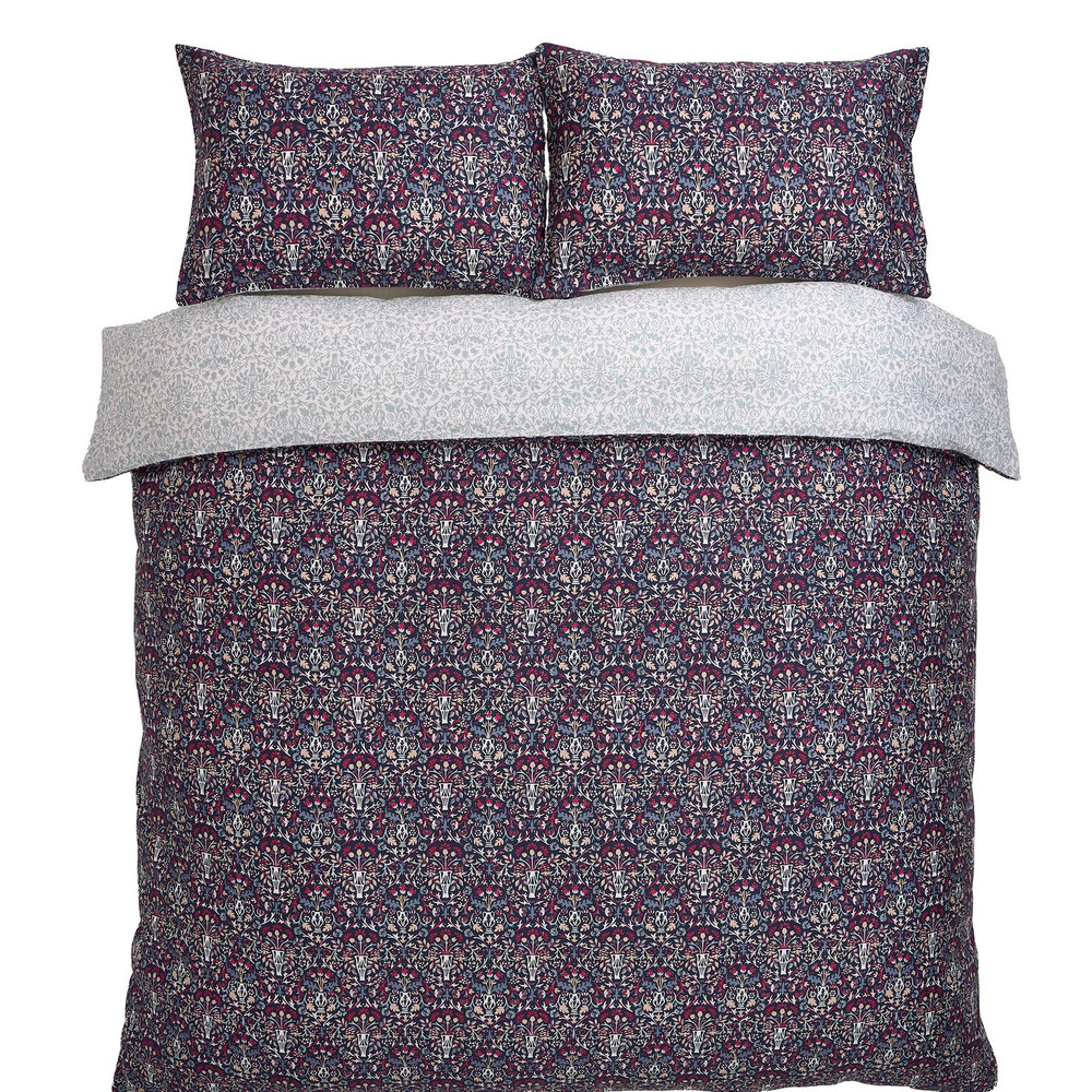 Flowerpot Indigo/Raspberry Duvet Cover Set - WMFLOW01DQ_CUTOUT_FLOWERPOT_INDIGO-RASPBERRY_DOUBLE_DUVET_COVER_01.jpg