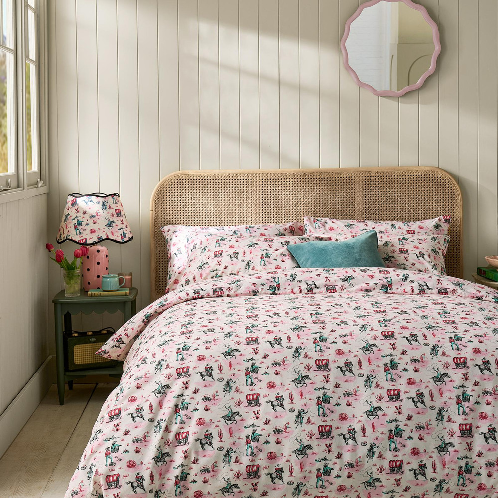 Cow Girl Multi Duvet Cover Set - CKCOWG01DQ_ROOMSET_COW_GIRL_MULTI_DOUBLE_DUVET_COVER_01.jpg