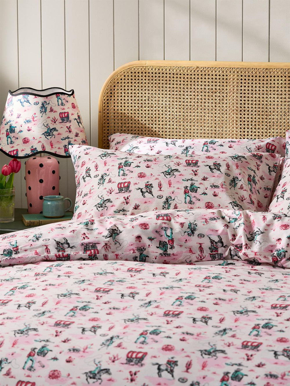 Cow Girl Multi Duvet Cover Set - CKCOWG01DQ_CAMEO_COW_GIRL_MULTI_DOUBLE_DUVET_COVER_01.jpg