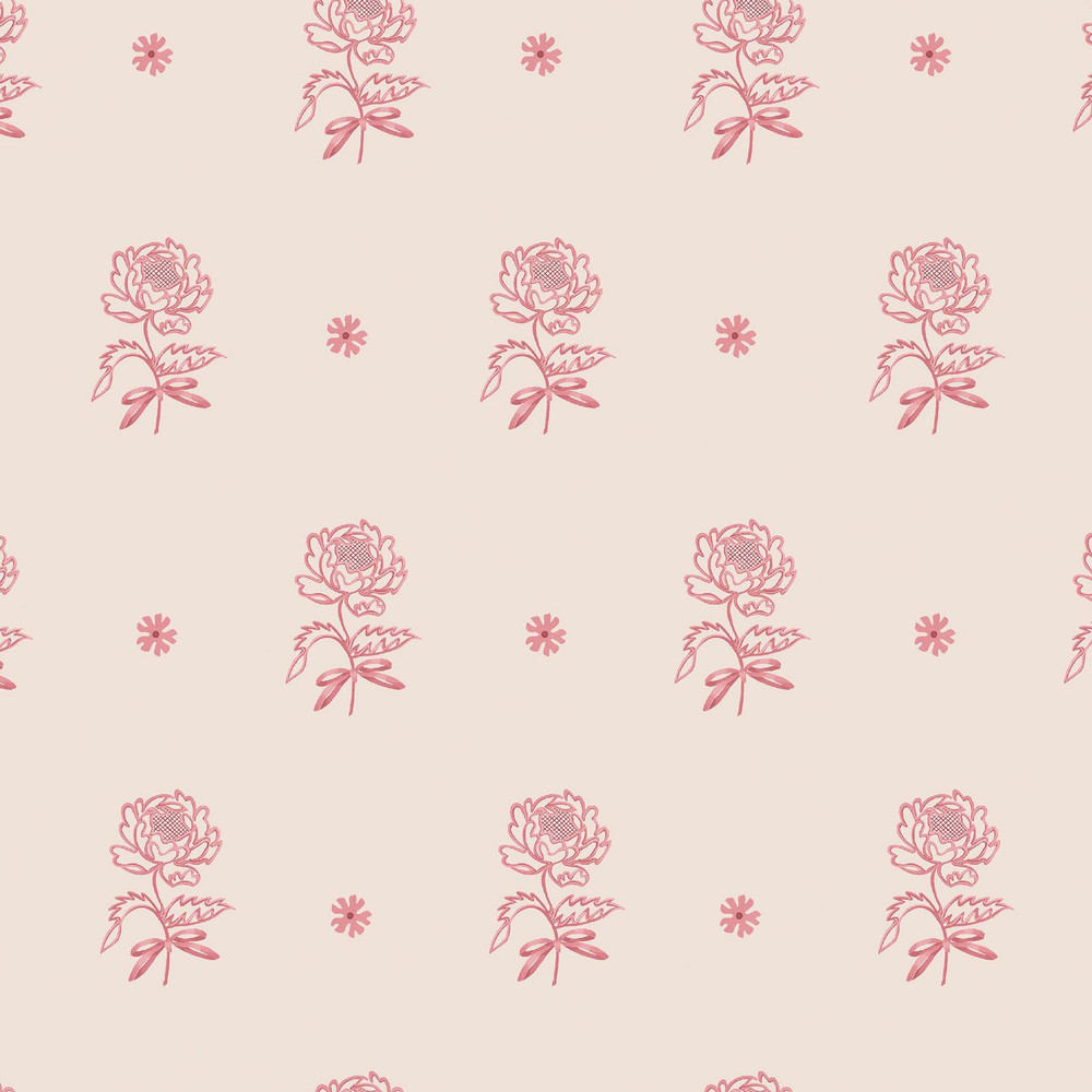 Cath Kidston Spitalfield Bunches Pink Wallpaper - 145329_TILE_SPITALFIELD BUNCHES PINK_01.jpg