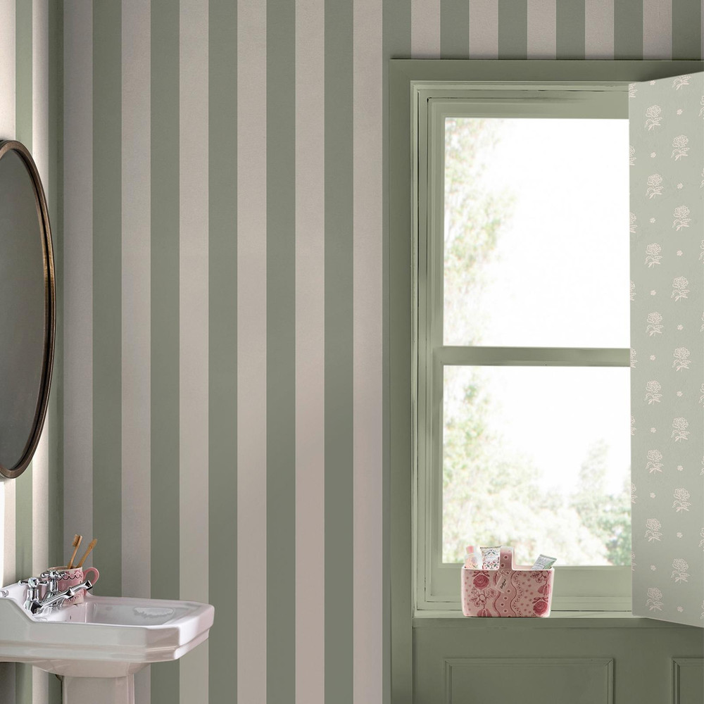 Cath Kidston Canopy Stripe Sage Wallpaper - 145326_ROOMSET_CANOPY STRIPE SAGE_02.jpg