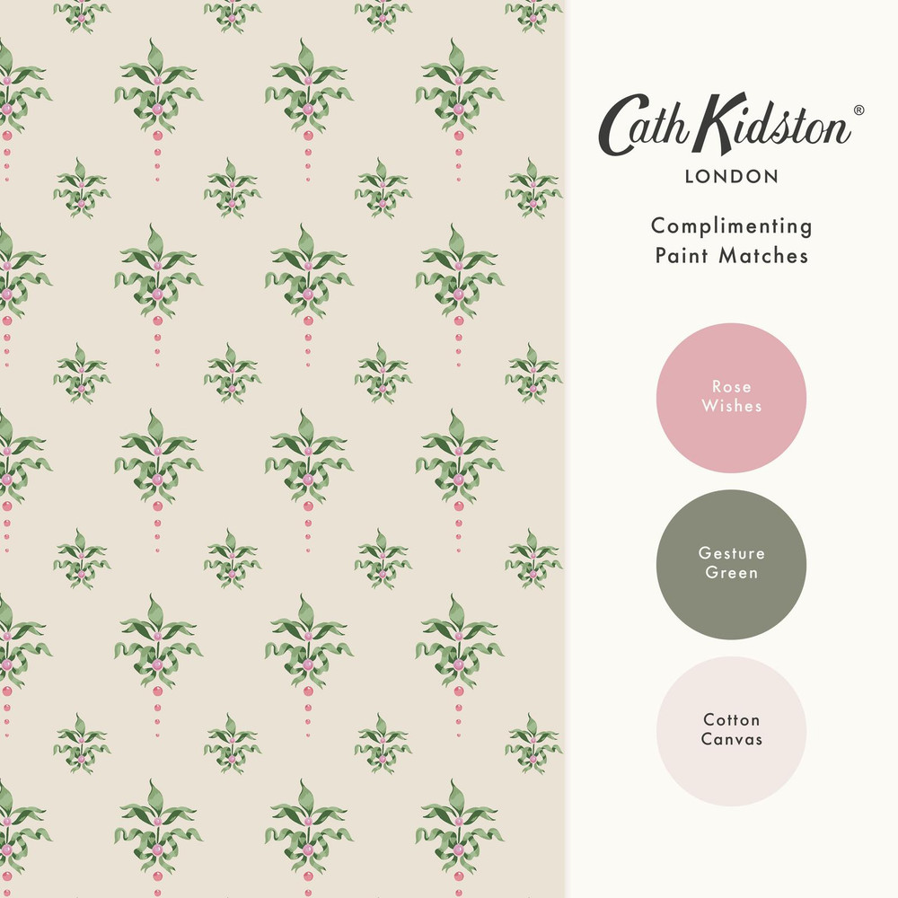 Cath Kidston Cath Crest Cream Wallpaper - 145321_FLATLAY_CATH CREST CREAM_01.jpg