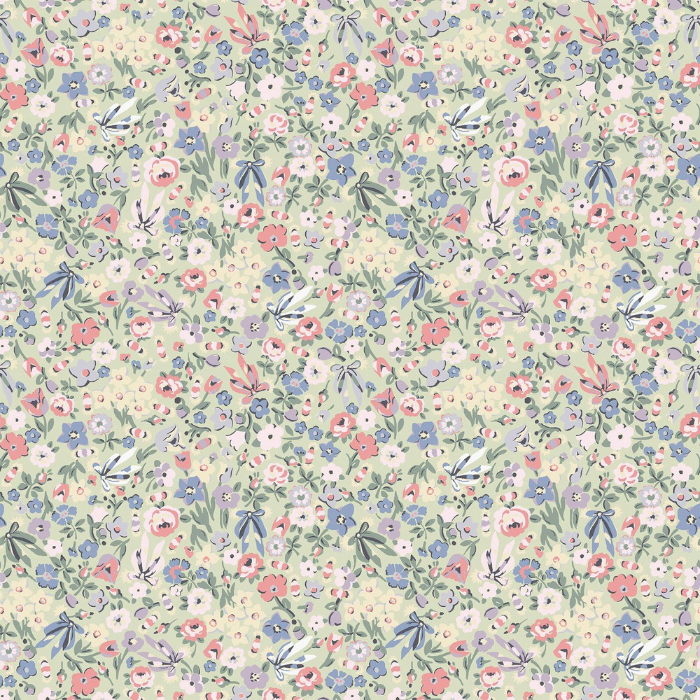 Cath Kidston Harmony Ditsy Sage Wallpaper - 145323_TILE_HARMONY DITSY SAGE_01.jpg