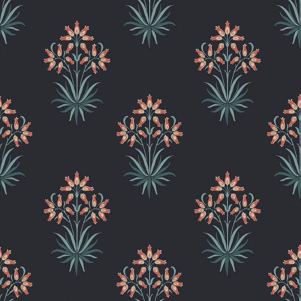 Hyacinth Flower Midnight Wallpaper - 145691_TILE_HYACINTH FLOWER MIDNIGHT_01.jpg
