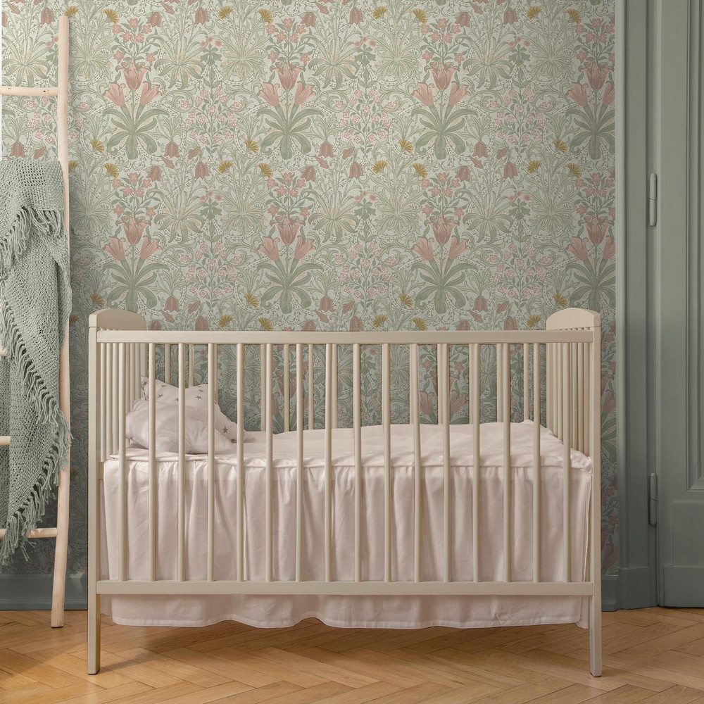 Woodland Weeds Peony & Sage Wallpaper - 145676_ROOMSET_WOODLAND WEEDS PEONY & SAGE_01.jpg