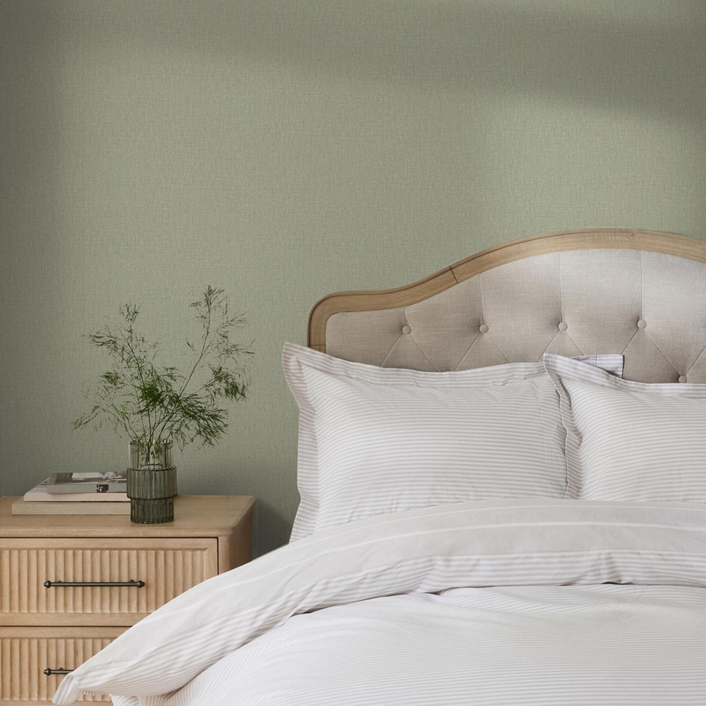 Next Sage Linen Look Wallpaper - 145638_ROOMSET_SAGE LINEN LOOK_01.jpg