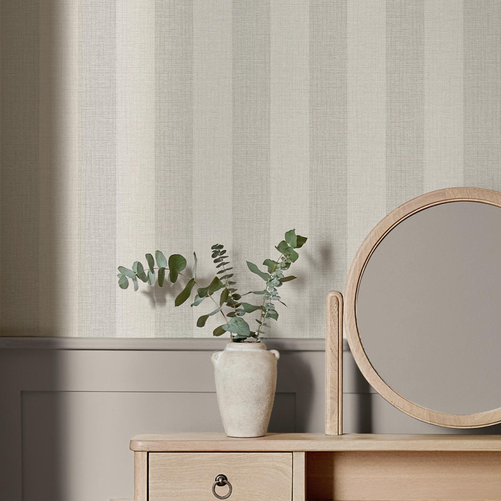Next Natural Linen Stripe Wallpaper - 145611_ROOMSET_NATURAL LINEN STRIPE_02.jpg