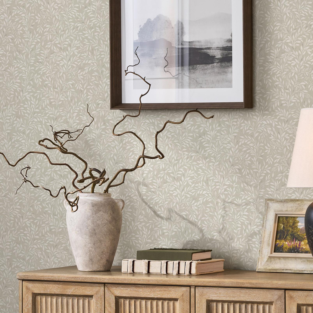 Next Ivory Ditsy Leaf Wallpaper - 145596_ROOMSET_IVORY DITSY LEAF_02.jpg