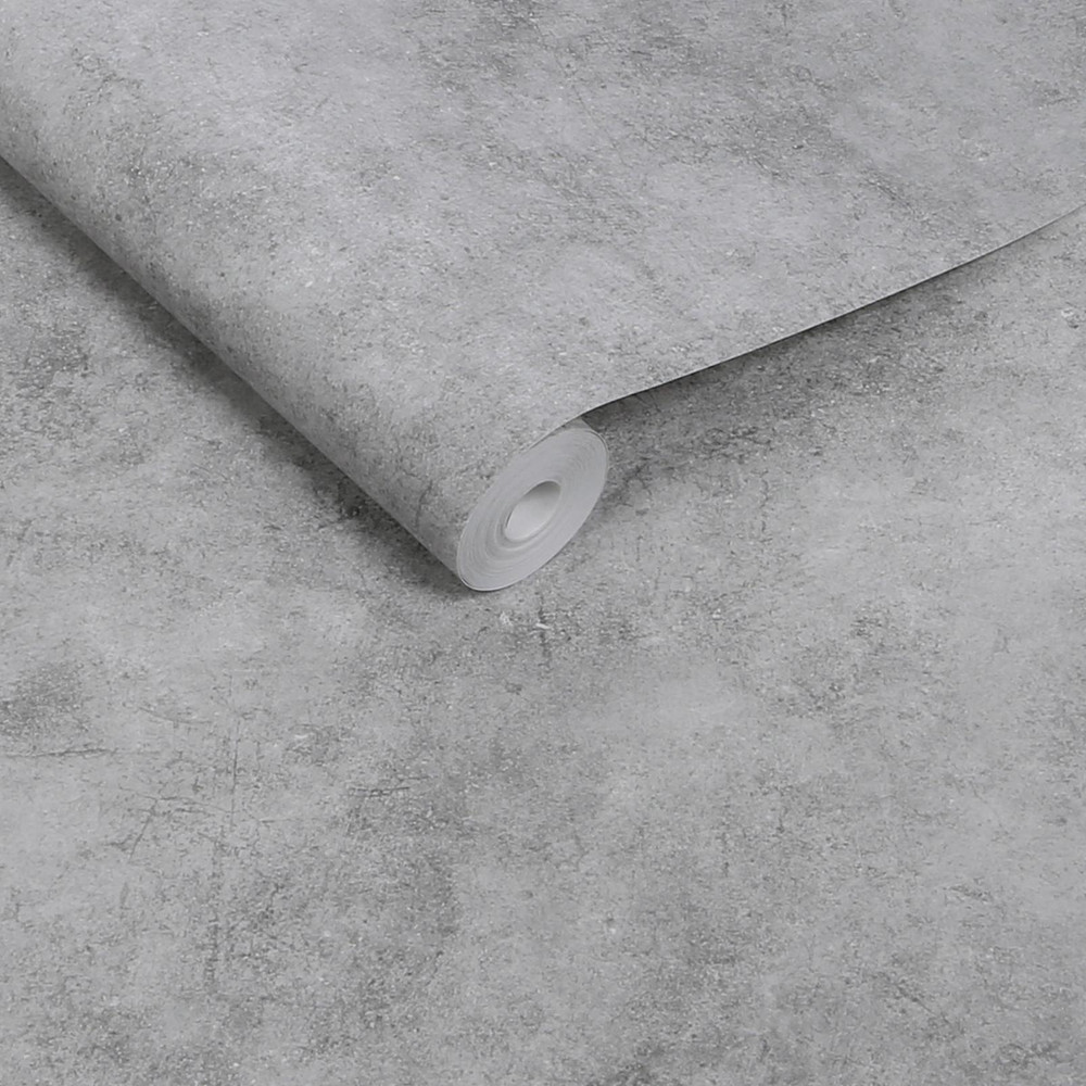 Next Soft Grey Plaster Abstract Wallpaper - 145604_ROLLSHOT_SOFT GREY PLASTER ABSTRACT_01.jpg