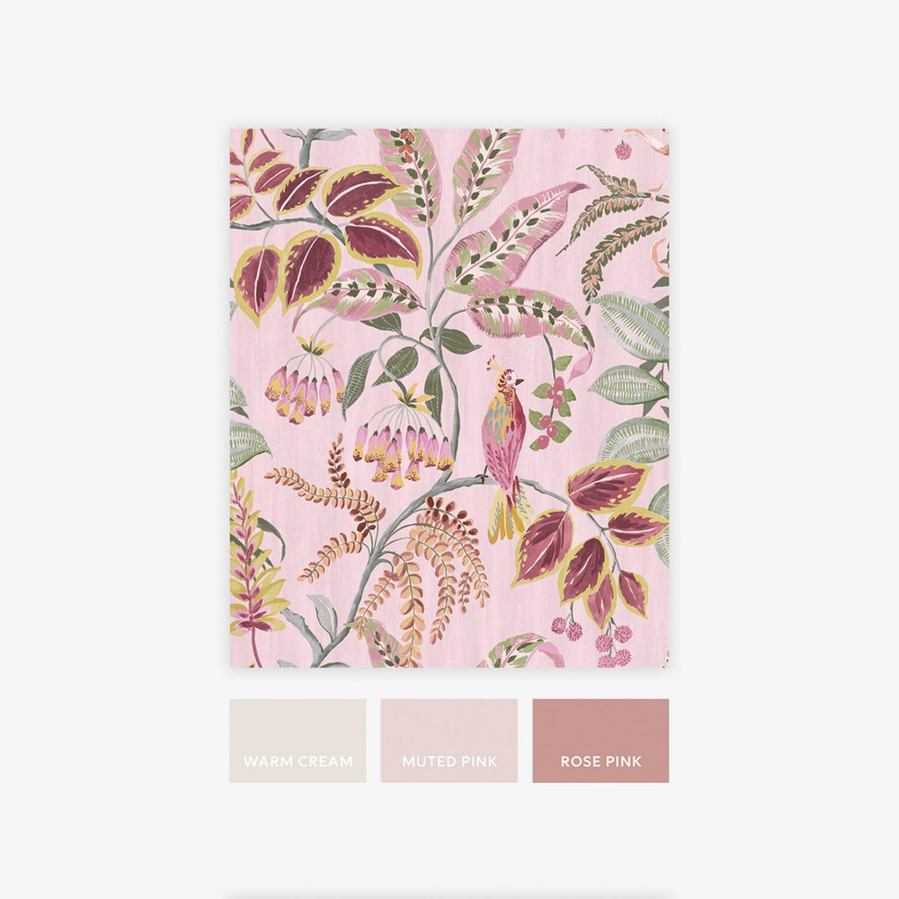 Next Pink Tropical Wonder Wallpaper - 145614_FLATLAY_PINK TROPICAL WONDER_01.jpg