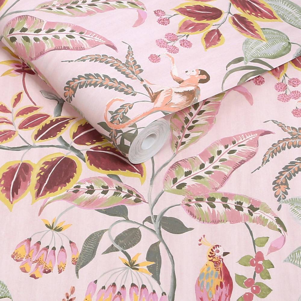 Next Pink Tropical Wonder Wallpaper - 145614_ROLLSHOT_PINK TROPICAL WONDER_01.jpg