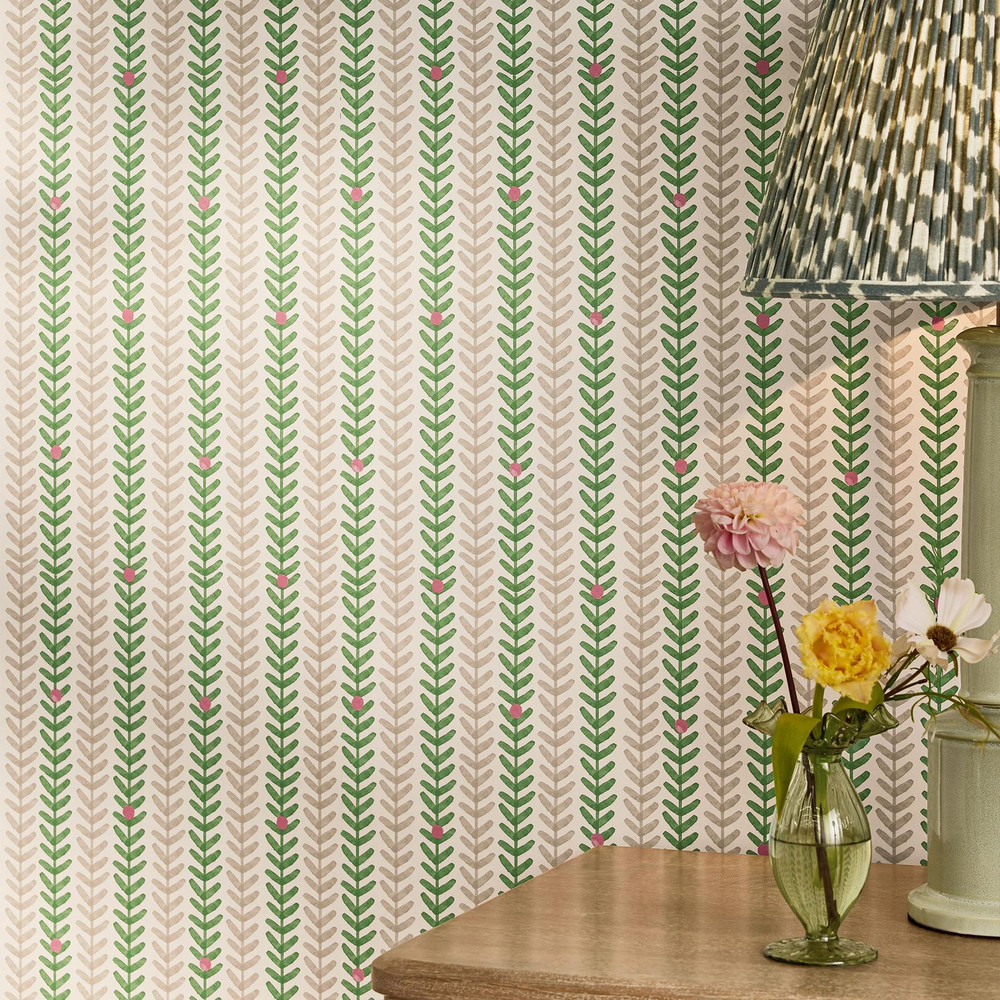 Next Painterly Stripe Green Wallpaper - 143283_ROOMSET_PAINTERLY STRIPE GREEN_02.jpg