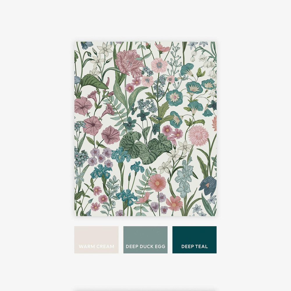 Next Day Botanical Floral Wallpaper - 145644_FLATLAY_DAY BOTANICAL FLORAL_01.jpg