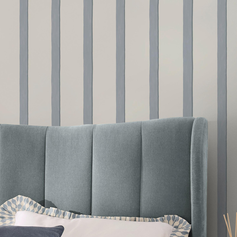 Next Blue Painted Stripe Wallpaper - 145640_ROOMSET_BLUE PAINTED STRIPE_02.jpg