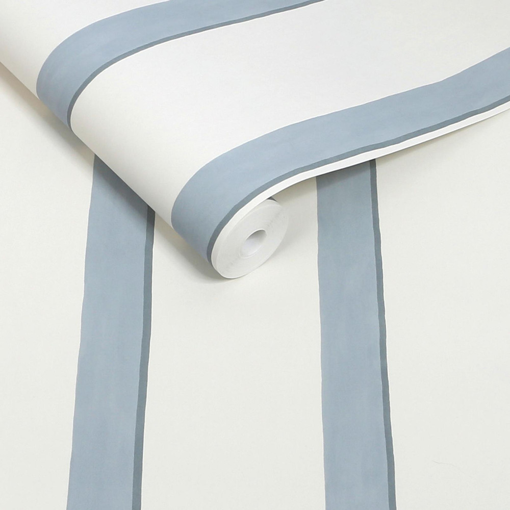 Next Blue Painted Stripe Wallpaper - 145640_ROLLSHOT_BLUE PAINTED STRIPE_01.jpg