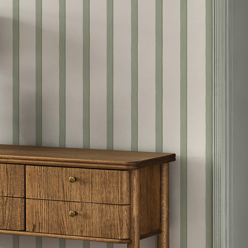 Next Green Painted Stripe Wallpaper - 145639_ROOMSET_GREEN PAINTED STRIPE_02.jpg