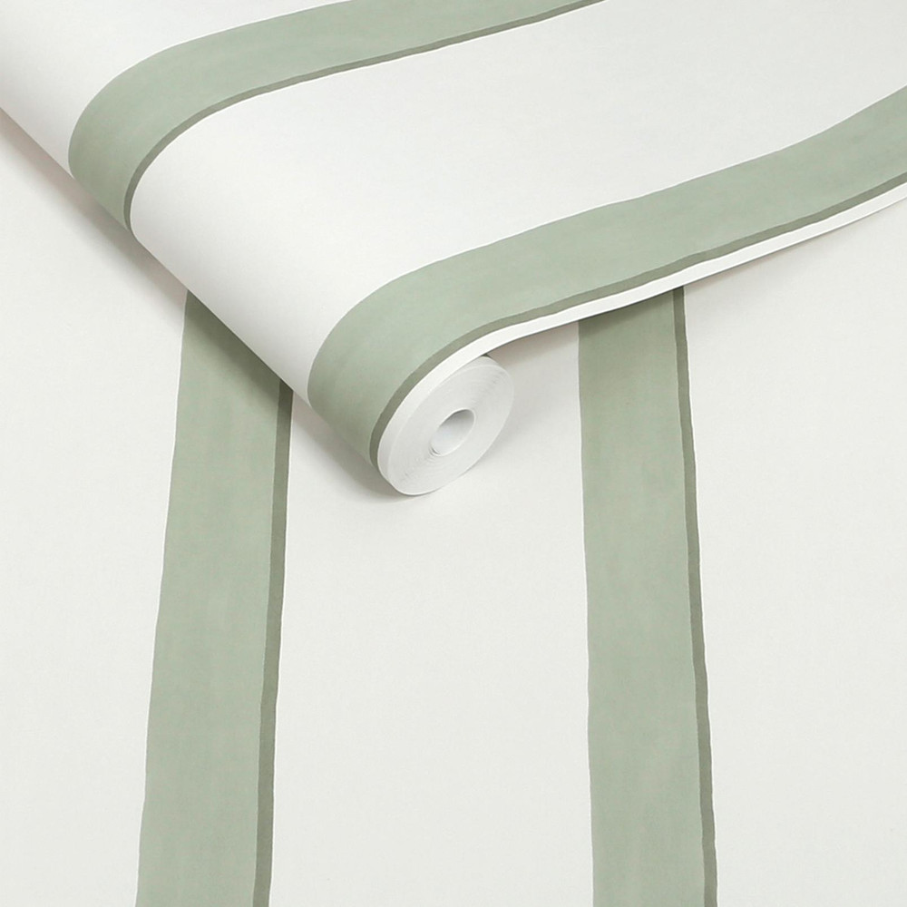Next Green Painted Stripe Wallpaper - 145639_ROLLSHOT_GREEN PAINTED STRIPE_01.jpg