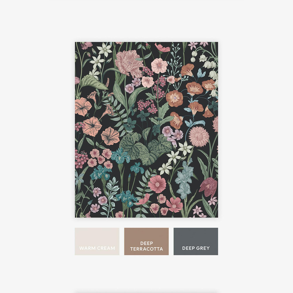 Next Night Botanical Floral Wallpaper - 145643_FLATLAY_NIGHT BOTANICAL FLORAL_01.jpg