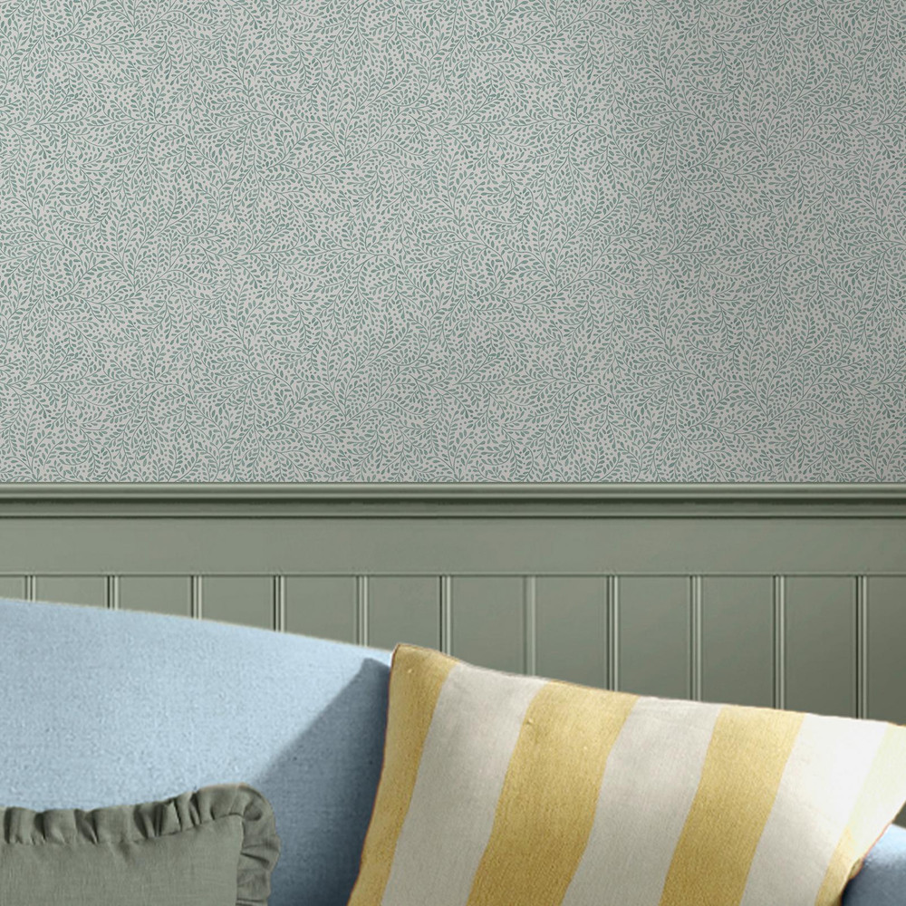 Joules Willow Leaf Duck Egg Blue Wallpaper - 145397_ROOMSET_WILLOW LEAF DUCK EGG BLUE_02.jpg