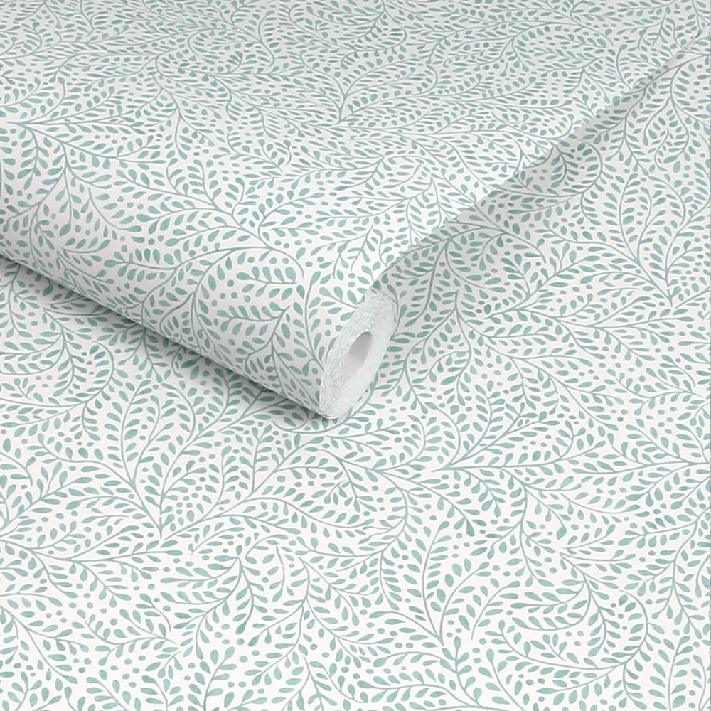Joules Willow Leaf Duck Egg Blue Wallpaper - 145397_ROLLSHOT_WILLOW LEAF DUCK EGG BLUE_01.jpg