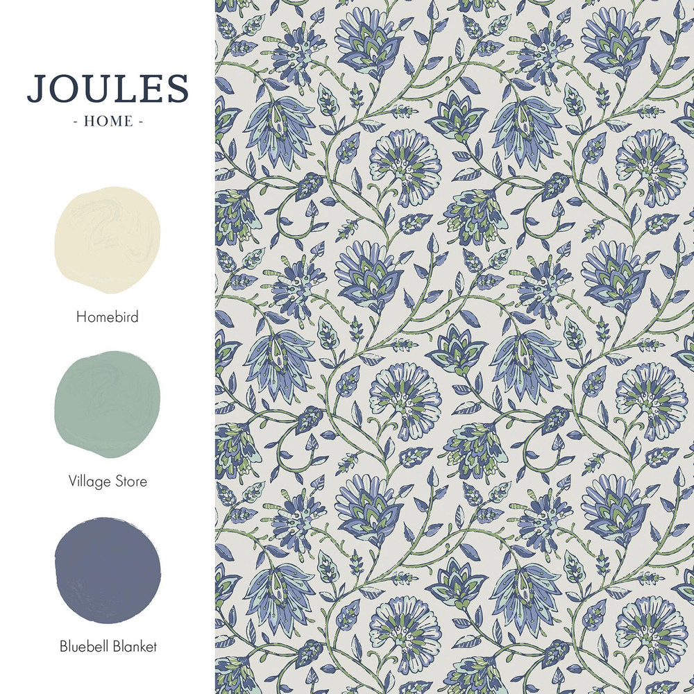 Joules Trailing Indienne Floral Blue & Green Wallpaper - 145394_FLATLAY_TRAILING INDIENNE FLORAL BLUE AND GREEN_01.jpg