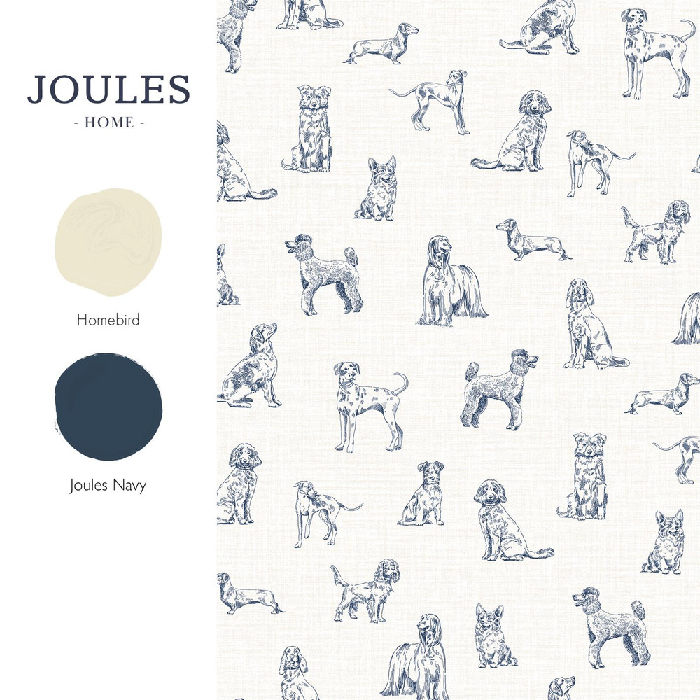 Joules Sketched Dogs Cream & Blue Wallpaper - 145388_FLATLAY_SKETCHED DOGS_01.jpg