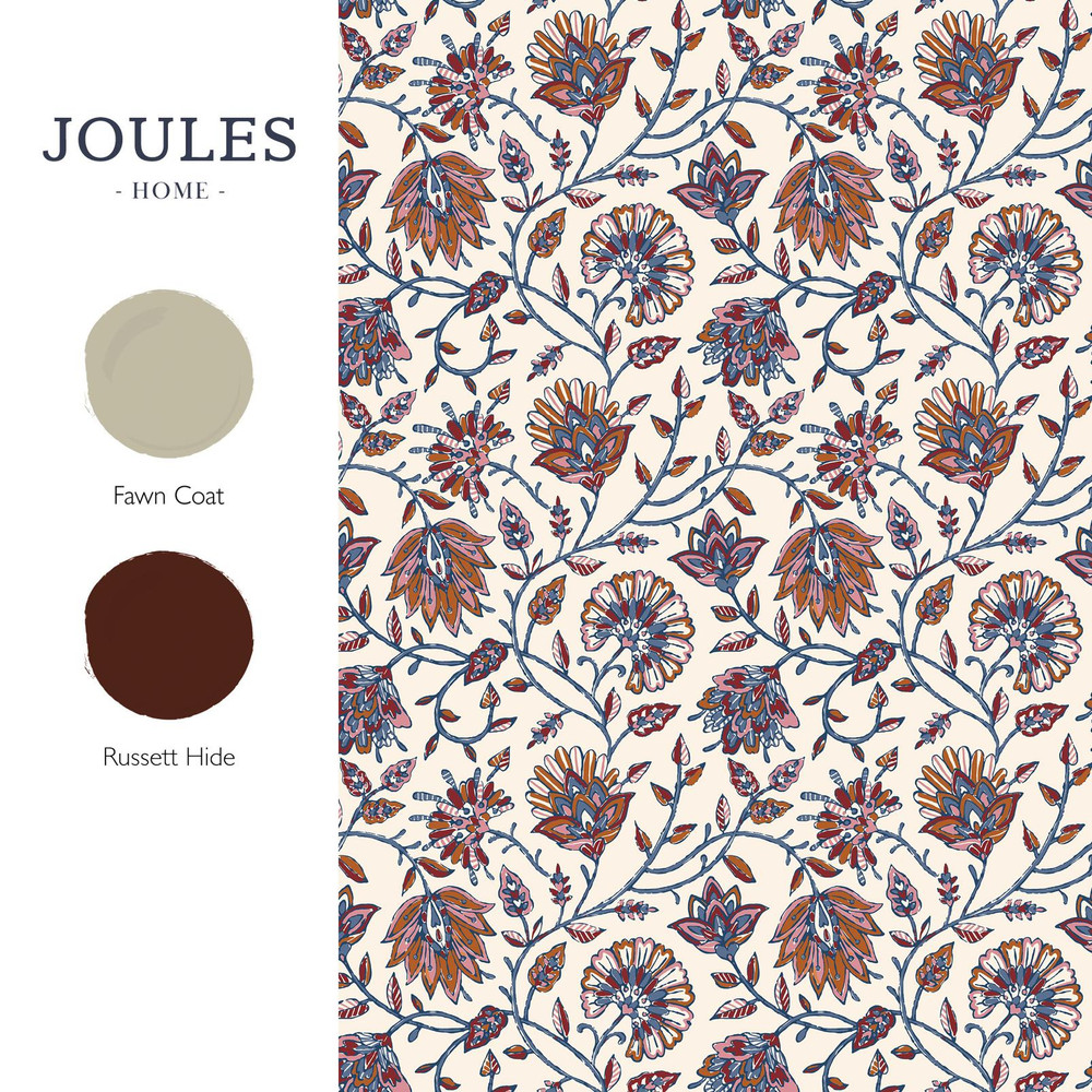 Joules Trailing Indienne Floral Blue & Orange Wallpaper - 145383_FLATLAY_TRAILING INDIENNE BLUE AND ORANGE_01.jpg