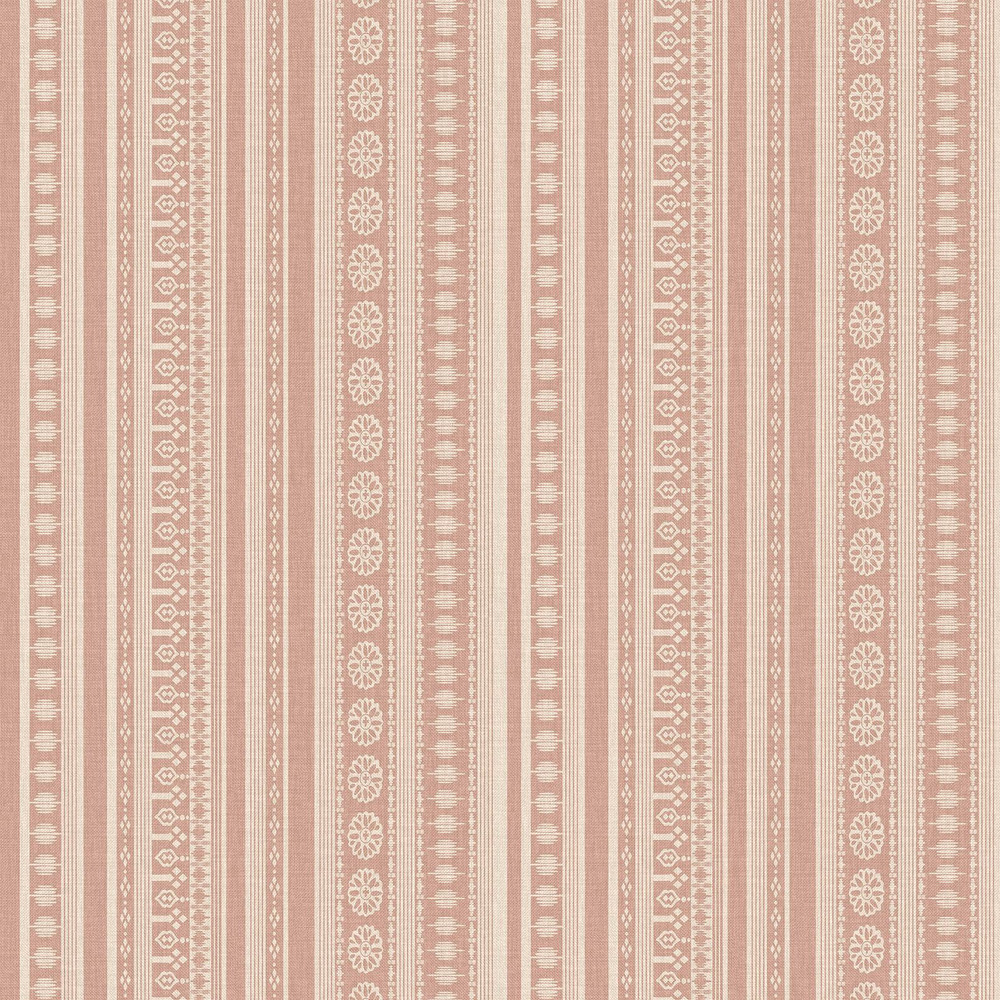 Joules Decorative Stripe Pink Wallpaper - 145381_TILE_DECORATIVE STRIPE PINK_01.jpg