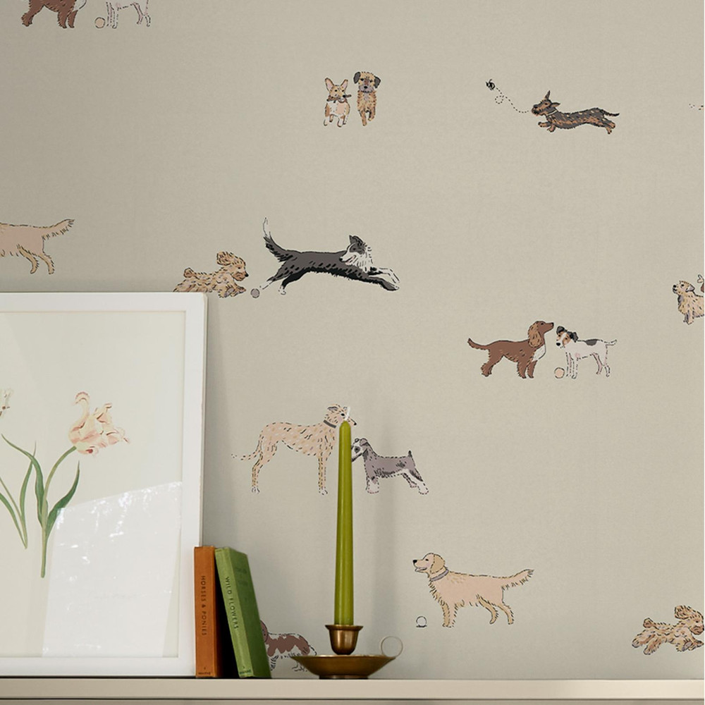 Sophie Allport Doggy Daycare Off White Wallpaper - 146866_ROOMSET_DOGGY DAYCARE OFF WHITE_02.jpg