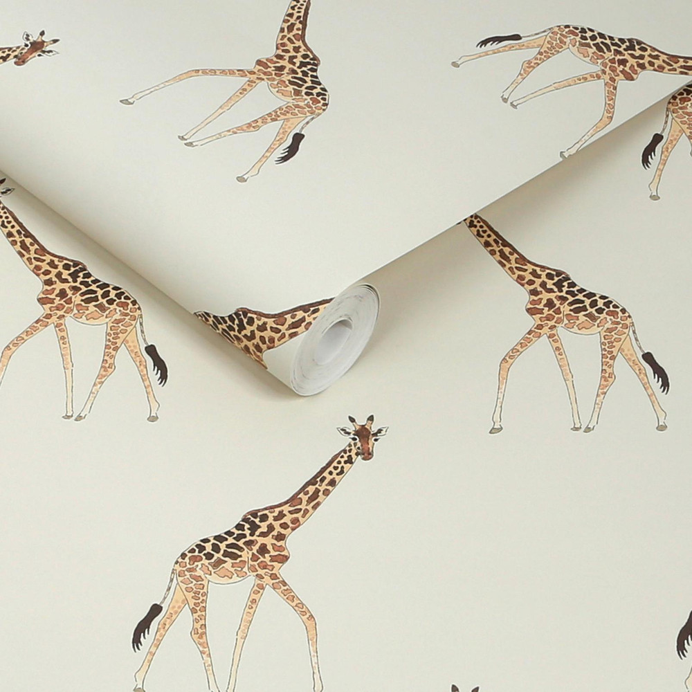 Sophie Allport Giraffe Off White Wallpaper - 146862_ROLLSHOT_GIRAFFE OFF WHITE_01.jpg